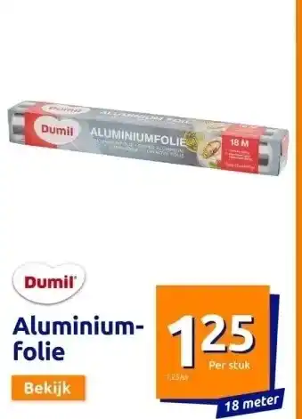 Aluminium folie 18 meter