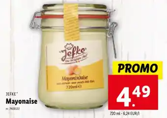 Lidl JEFKE Mayonaise aanbieding