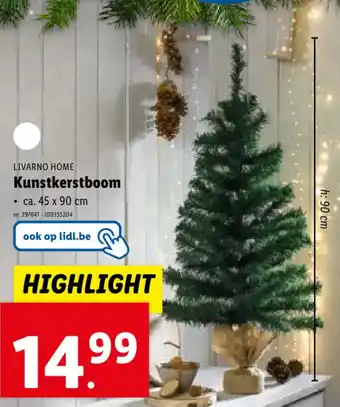 Lidl LIVARNO HOME Kunstkerstboom aanbieding