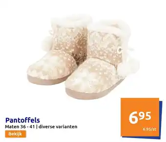Action Pantoffels aanbieding