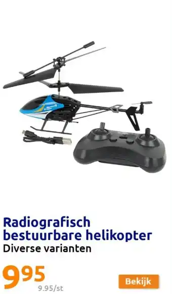 Action Radiografisch bestuurbare helikopter aanbieding