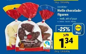 Lidl Holle chocoladefiguren aanbieding
