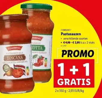 Lidl Pastasauzen aanbieding