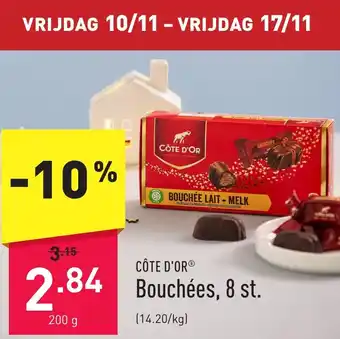 ALDI Bouchées 200 g aanbieding