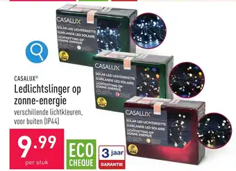 ALDI Ledlichtslinger op zonne-energie aanbieding