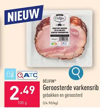 Geroosterde varkensrib 100 g