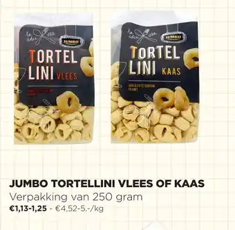 Jumbo Jumbo Tortellini Vlees of Kaas aanbieding