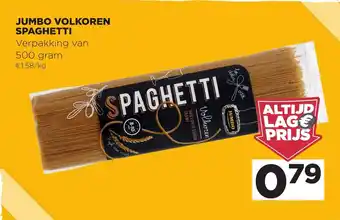 Jumbo Jumbo Volkoren Spaghetti 500gram aanbieding