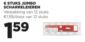 6 Stuks Jumbo Scharreleieren