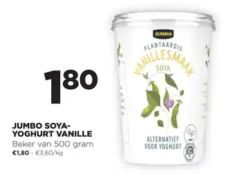 Jumbo Jumbo Soya Yoghurt Vanille aanbieding