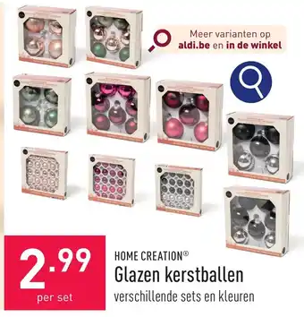 ALDI Glazen Kerstballen aanbieding