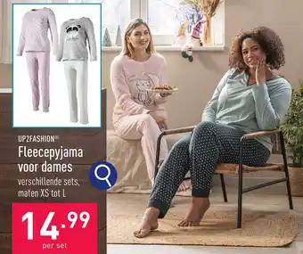 ALDI Fleecepyjama voor dames aanbieding