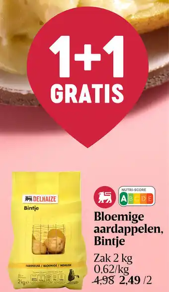 Delhaize Bloemige aardappelen, Bintje aanbieding