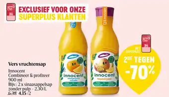 Delhaize Vers vruchtensap aanbieding