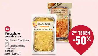 Delhaize Pastaschotel voor de oven aanbieding