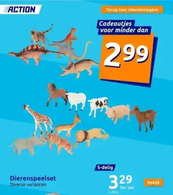 Action Mix van dieren aanbieding