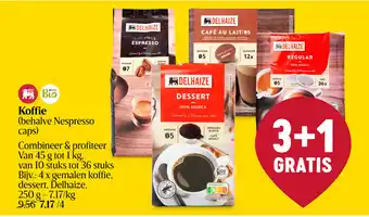 Delhaize Koffie aanbieding
