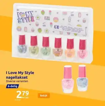 Action I love my style nagellak aanbieding