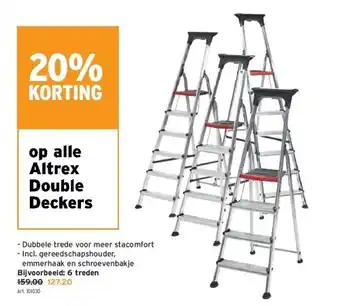 GAMMA Op alle altrex double deckers aanbieding