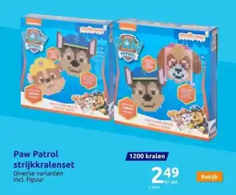 Action Paw patrol strijkkralenset aanbieding