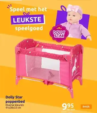 Action Dolly star poppenbed aanbieding