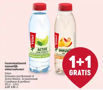 Delhaize Gearomatiseerd natuurlijk mineraalwater aanbieding