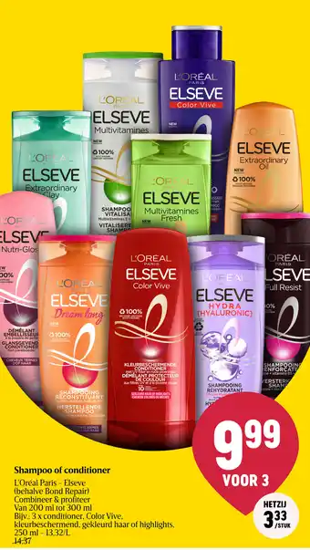 Delhaize Shampoo of conditioner aanbieding