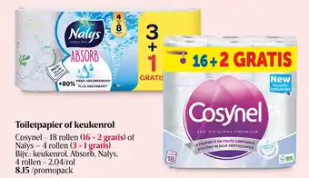 Delhaize Toiletpapier of keukenrol aanbieding