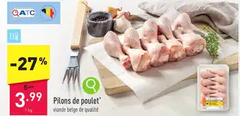 ALDI Pilons de poulet aanbieding