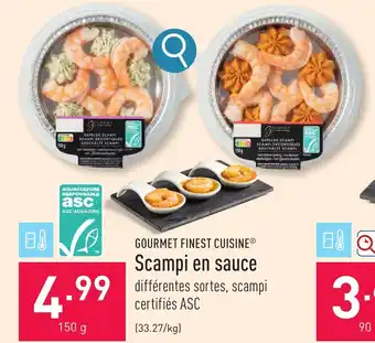 Scampi en sauce 150 g