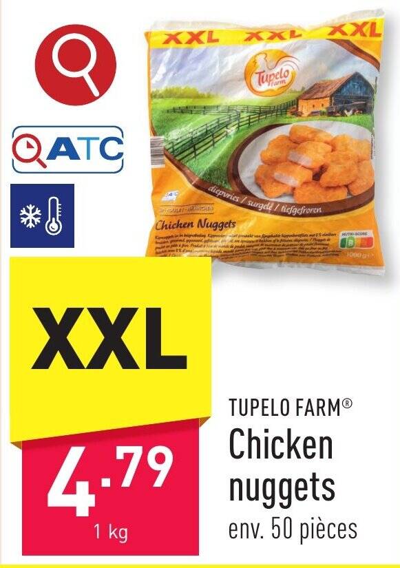 Chicken nuggets promotie bij ALDI