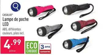 ALDI Lampe de poche LED aanbieding