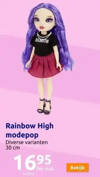 Action Rainbow high modepop aanbieding