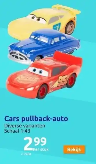 Cars speelgoedauto