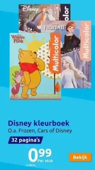 Action Disney kleurboek aanbieding