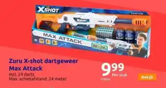 Action Zuru x-shot dartgeweer max attack aanbieding