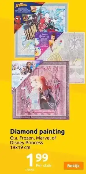 Action Diamond painting aanbieding