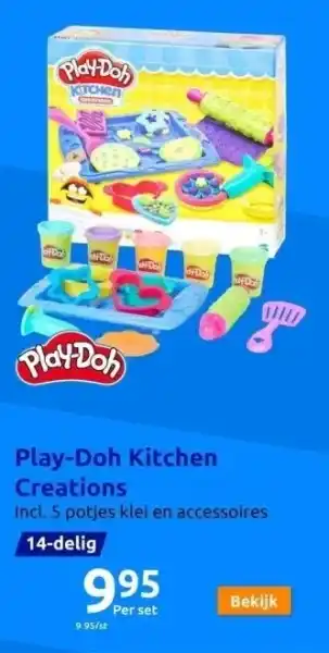 Action Play-doh kleiset cookie creations aanbieding