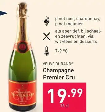 VEUVE DURAND Champagne Premier Cru 75cl
