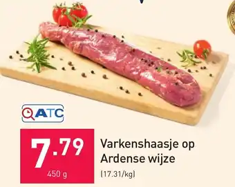 ALDI Varkenshaasje op Ardense wijze 450g aanbieding