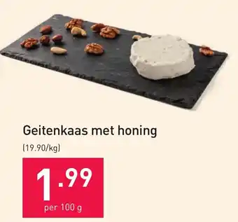 ALDI Geitenkaas met honing 100g aanbieding