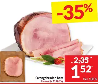 Intermarché Ovengebraden ham 100g aanbieding
