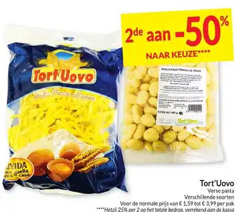 Intermarché Tort'Uovo Verse pasta aanbieding