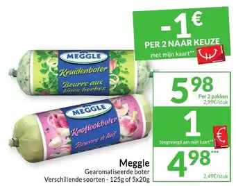 Intermarché Meggle Gearomatiseerde boter aanbieding