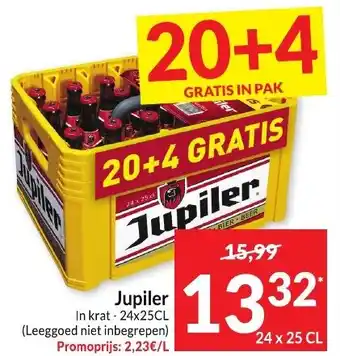 Intermarché Jupiler In krat-24x25CL aanbieding