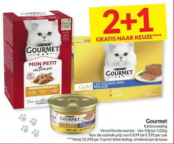 Intermarché Gourmet Kattenvoeding aanbieding