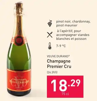 VEUVE DURAND Champagne Premier Cru 75cl