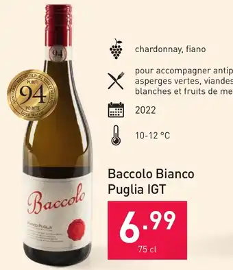 ALDI Baccolo Bianco Puglia IGT 75cl aanbieding