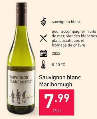ALDI Sauvignon blanc Marlborough 75cl aanbieding