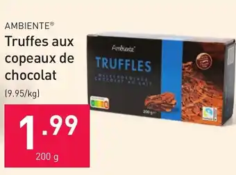 ALDI AMBIENTE Truffes aux copeaux de chocolat 200g aanbieding